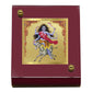 Diviniti 24K Gold Plated Kalaratri Mata Frame For Car Dashboard, Home Decor & Puja Room (5.5 x 6.5 CM)