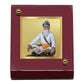 Diviniti 24K Gold Plated Baba Deep Singh Frame For Car Dashboard, Home Decor, Table Top (5.5 x 6.5 CM)