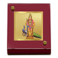 Diviniti 24K Gold Plated Murugan For Car Dashboard, Home Decor, Table, Worship (7 x 9 CM)