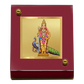 Diviniti 24K Gold Plated Murugan For Car Dashboard, Home Decor, Table, Worship (7 x 9 CM)