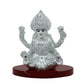 Diviniti 999 Silver Plated Lakshmi Mata Idol for Home Decor Showpiece, Puja Room (8X6.5CM)