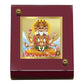 Diviniti 24K Gold Plated Brahma Frame For Car Dashboard, Home Decor Showpiece, Puja (5.5 x 6.5 CM)