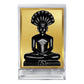 Diviniti 24K Gold Plated Parshvanatha Frame For Car Dashboard, Home Decor, Festival Gift (11 x 6.8 CM)