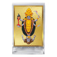 Diviniti 24K Gold Plated Maa Kali Frame For Car Dashboard, Home Decor, Table, Puja (11 x 6.8 CM)