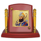 Diviniti 24K Gold Plated Guru Gobind Singh For Car Dashboard, Home Decor & Table (7 x 9 CM)