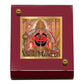 Diviniti 24K Gold Plated Salasar Balaji Frame For Car Dashboard, Home Decor, Table, Puja (5.5 x 6.5 CM)