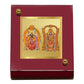 Diviniti 24K Gold Plated Padmavathi Balaji Frame For Car Dashboard, Home Decor, Table Top (5.5 x 6.5 CM)