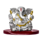 DIVINITI 999 Silver Plated Vinayak Ganesha Idol For Home Decor, Festival Gift, Puja (5 X 7 CM)