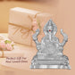 Diviniti 999 Silver Plated Ganesha Idol for Home Decor Showpiece (8X6CM)