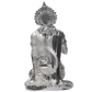 Diviniti Hanuman Idol for Home Decor| 999 Silver Plated Sculpture of Hanuman| Idol for Home, Office, Temple and Table Decoration| Religious Idol For Pooja, Gift