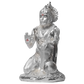 Diviniti Hanuman Idol for Home Decor| 999 Silver Plated Sculpture of Hanuman| Idol for Home, Office, Temple and Table Decoration| Religious Idol For Pooja, Gift