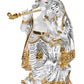 DIVINITI 999 Silver Plated Radha Krishna Idol For Home Decor Showpiece, Puja, Luxury Gift (11.4 X 6 CM)