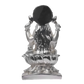 Diviniti Lakshmi Idol for Home Decor| 999 Silver Plated Sculpture of Lakshmi on Square Base| Idol for Home, Office, Temple & Table Decoration| Religious Idol For Prayer, Gift