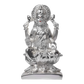 Diviniti Lakshmi Idol for Home Decor| 999 Silver Plated Sculpture of Lakshmi on Square Base| Idol for Home, Office, Temple & Table Decoration| Religious Idol For Prayer, Gift