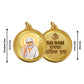 Diviniti 24K Double sided Gold Plated Pendant  SAI BABA & OM|18 MM Flip Coin (1 PCS)