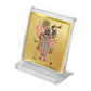 Diviniti 24K Gold Plated Shrinathji Frame For Car Dashboard, Home Decor, Table Top, Puja (5.8 x 4.8 CM)