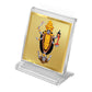 Diviniti 24K Gold Plated Maa Kali Frame For Car Dashboard, Home Decor, Table Top, Puja, Gift (5.8 x 4.8 CM)