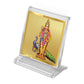 Diviniti 24K Gold Plated Murugan Frame For Car Dashboard, Home Decor, Worship, Gift (5.8 x 4.8 CM)