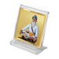 Diviniti 24K Gold Plated Baba Deep Singh Frame For Car Dashboard, Home Decor, Table, Gift (5.8 x 4.8 CM)