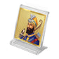 Diviniti 24K Gold Plated Guru Gobind Singh Frame For Car Dashboard, Home Decor, Table, Prayer (5.8 x 4.8 CM)